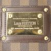 Louis Vuitton Berkeley handbag in damier canvas and brown leather - Detail D3 thumbnail