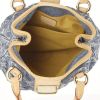 Bolso de mano Louis Vuitton Pleaty en lona denim Monogram y cuero natural - Detail D2 thumbnail