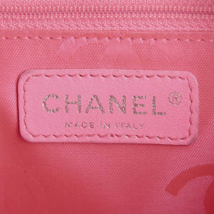 Borsa Chanel Cambon in pelle trapuntata nera e bianca - Detail D3