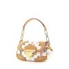 Louis Vuitton Beverly handbag in white multicolor monogram canvas and natural leather - 00pp thumbnail