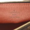 Borsa Louis Vuitton Papillon in tela a scacchi e pelle marrone - Detail D3 thumbnail