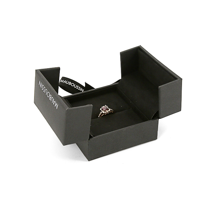 Bague Mauboussin en or rose,  diamants et tourmaline - Detail D2