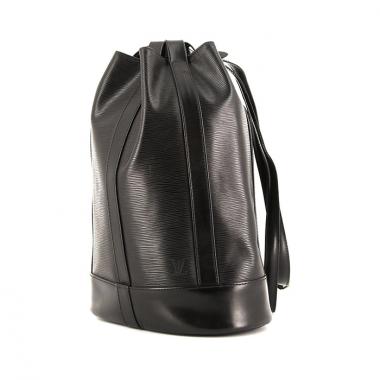 Shopping bag Louis Vuitton Randonnée in pelle Epi nera