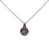 Mauboussin Etrêmement Libre et Sensuel necklace in white gold and amethyst and in Rose de France amethyst - 00pp thumbnail