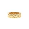 Chanel Matelassé medium model ring in yellow gold - 00pp thumbnail