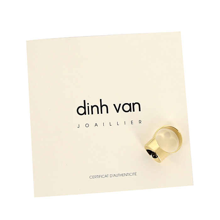 Bague Dinh Van Osmose en or jaune et labradorite - Detail D2