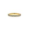 Vintage 1990's ring in yellow gold and diamonds - 00pp thumbnail