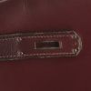 Hermes Kelly 28 cm handbag in burgundy box leather - Detail D5 thumbnail