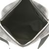 Louis Vuitton Amazone shoulder bag in damier graphite canvas and black leather - Detail D2 thumbnail