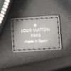 Louis Vuitton Amazone shoulder bag in damier graphite canvas and black leather - Detail D3 thumbnail