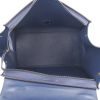 Celine Trapeze large model bag in blue leather and blue suede - Detail D2 thumbnail