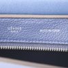 Celine Trapeze large model bag in blue leather and blue suede - Detail D3 thumbnail