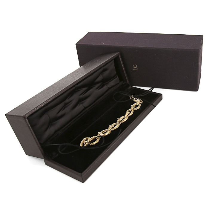 Brazalete Boucheron Serpent Bohème modelo grande en oro amarillo y diamantes Brazalete Boucheron Serpent Bohème modelo grande en oro amarillo y diamantes