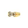Van Cleef & Arpels Papillon ring in yellow gold and diamonds - 00pp thumbnail