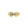 Van Cleef & Arpels Papillon ring in yellow gold and diamonds - 360 thumbnail