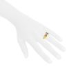 Van Cleef & Arpels Papillon ring in yellow gold and diamonds - Detail D1 thumbnail