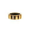 Chaumet Class One medium model ring in yellow gold,  diamonds and rubber - 00pp thumbnail