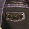 Miu Miu shopping bag in purple leather - Detail D3 thumbnail