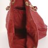 Sac cabas Dior Soft en cuir tressé rouge - Detail D5 thumbnail