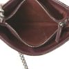 Chanel Mini Boy shoulder bag in burgundy patent leather - Detail D2 thumbnail