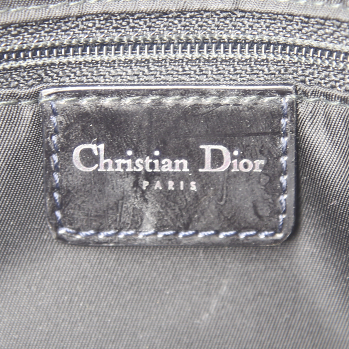 Borsa Dior Dior Malice modello piccolo in pelle verniciata nera - Detail D3