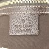 Bolso de mano Gucci Bamboo en lona Monogram gris y cuero de Pecarí marrón - Detail D3 thumbnail