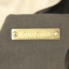 Miu Miu Vitello small model shoulder bag in beige leather - Detail D4 thumbnail