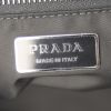 Shopping bag Prada Sac Cabas in tela e pelle nera con motivo con trecce - Detail D4 thumbnail