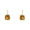 Cartier La Dona De Cartier earrings in yellow gold and citrines - 00pp thumbnail