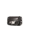 Chanel Petit Shopping bag worn on the shoulder or carried in the hand in black and black leather - 00pp thumbnail