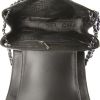 Bolso para llevar al hombro o en la mano Chanel Petit Shopping en cuero esmaltado negro y cuero negro - Detail D3 thumbnail
