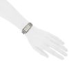 Hermes Cape Cod watch in stainless steel Ref:  CC3.210  Circa  2000 - Detail D1 thumbnail