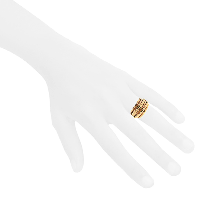 De Grisogono Allegra large model ring in pink gold - Detail D1