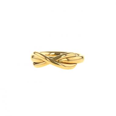 Anello Tiffany & Co Infinity in oro giallo