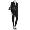 Borsa Marc Jacobs in pelle martellata nera - Detail D1 thumbnail