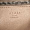 Alaia shopping bag in dark green leather - Detail D3 thumbnail