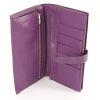 Billetera Hermès Béarn en cuero granulado violeta - Detail D2 thumbnail