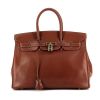 Hermes Birkin 35 cm handbag in brown epsom leather - 360 thumbnail