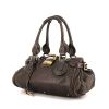Chloé Paddington handbag in brown grained leather - 00pp thumbnail