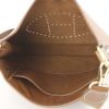 Hermes Evelyne small model shoulder bag in brown Barenia leather - Detail D2 thumbnail