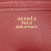 Sac bandoulière Hermes Evelyne moyen modèle en cuir Courchevel rouge - Detail D3 thumbnail