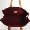 Louis Vuitton Rosewood handbag in red monogram patent leather and natural leather - Detail D3 thumbnail