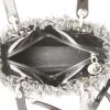 Bolso de mano Dior Lady Dior modelo mediano en lona cannage gris y charol negro - Detail D3 thumbnail
