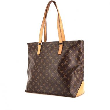 Bolso Cabás Louis Vuitton Mezzo en lona Monogram y cuero natural