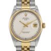 Reloj Rolex Oyster Perpetual Date de oro amarillo 14k y acero Circa  1966 - 00pp thumbnail