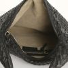 Bottega Veneta Veneta handbag in black intrecciato leather - Detail D2 thumbnail