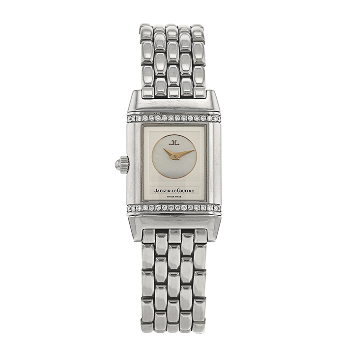 Orologio Jaeger Lecoultre Reverso-Duetto in acciaio Ref :  266844 Circa  2000 - Detail D2