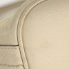 Gucci handbag in beige leather and beige monogram leather - Detail D5 thumbnail