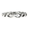 Hermes Torsade medium model 1990's bracelet in silver - 00pp thumbnail