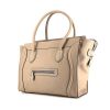 Celine Luggage Shoulder handbag in beige grained leather - 00pp thumbnail